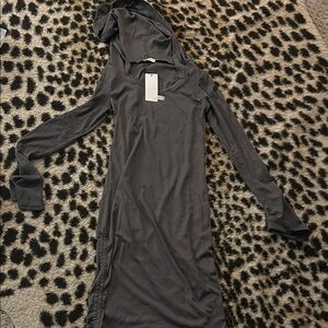 Elegant Gray Women's Dress